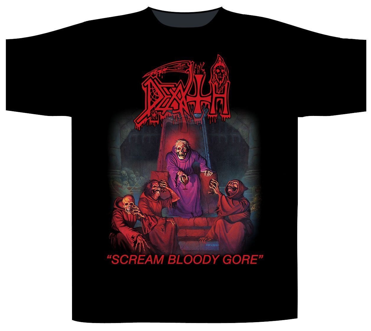 Death scream bloody sales gore shirt