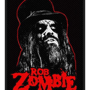 Rob Zombie Portrait Patch 7cm x 10cm