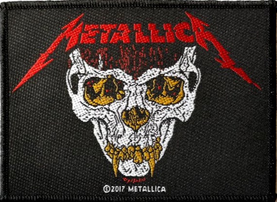 Metallica - embroidered patch 6x3 CM