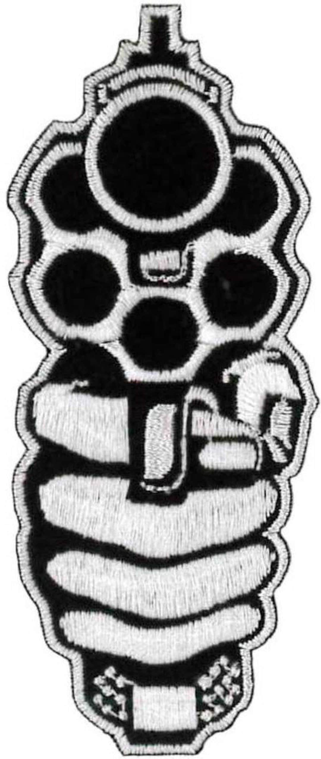 Gun Embroidered Patch 9cm X 3.5cm Etsy