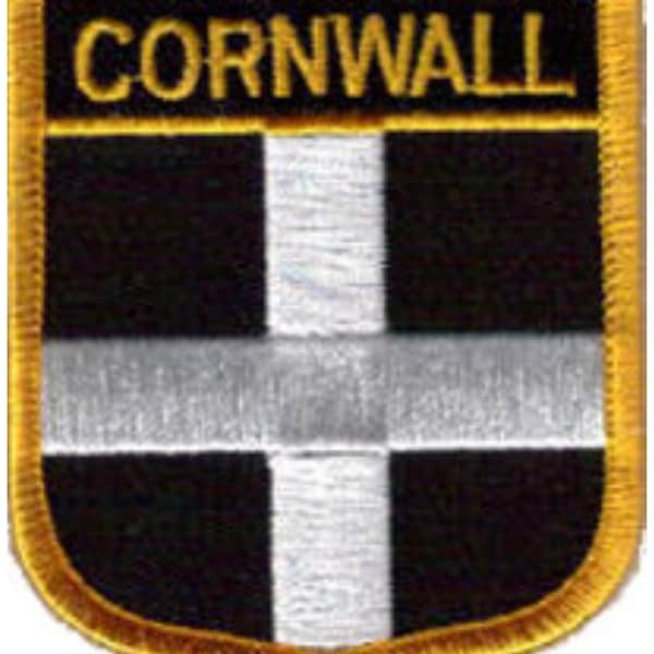 Cornwall County Embroidered Patch 7cm x 6cm