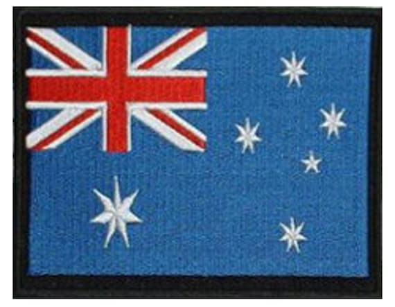 eksotisk nationalsang At regere Australia Flag Embroidered Patch 12cm X 8.5cm 5 X | Etsy