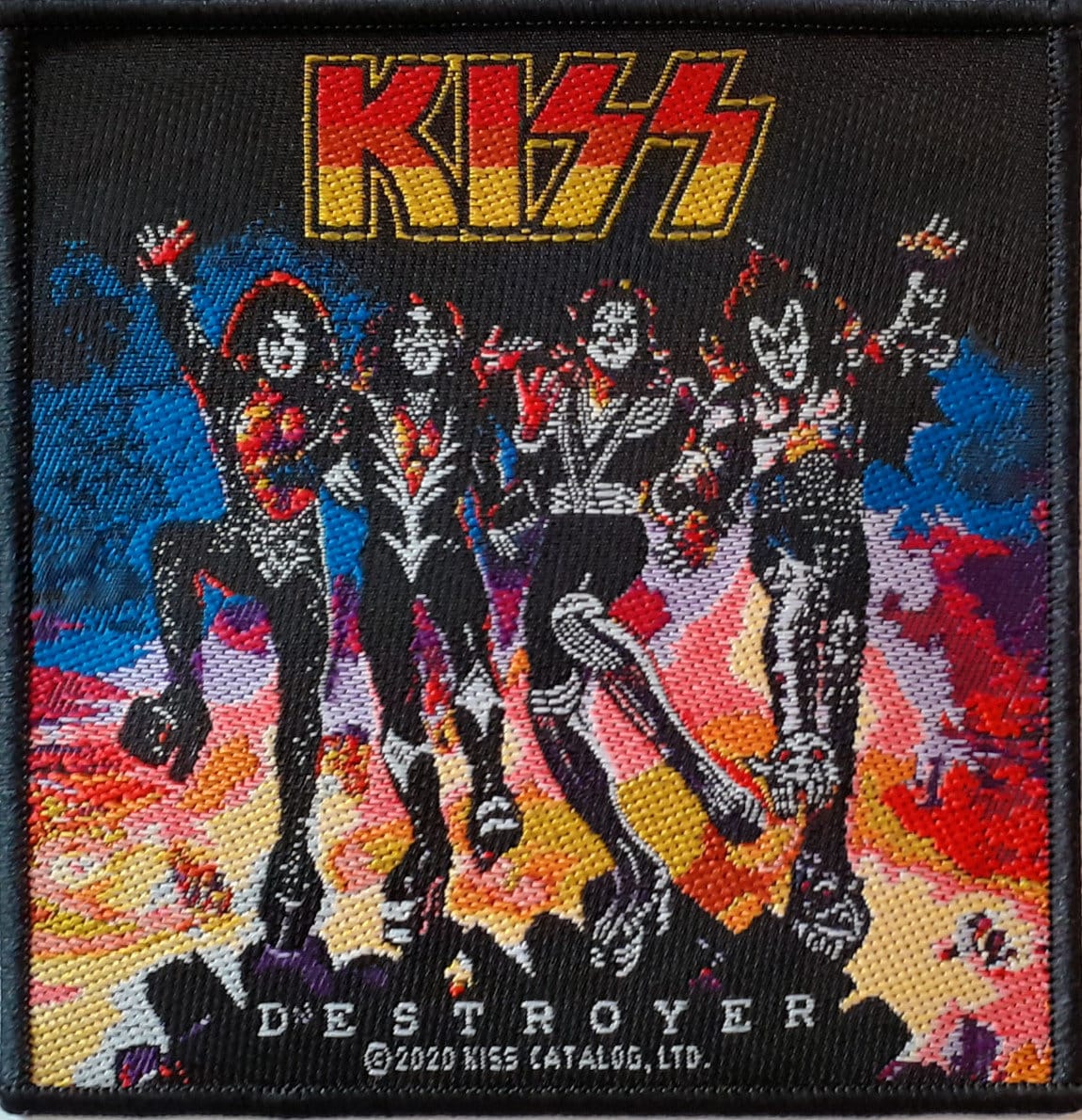 Kiss Destroyer Patch 10cm X 10cm Etsy UK