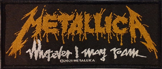 METALLICA - Wherever I May Roam Logo - Patch