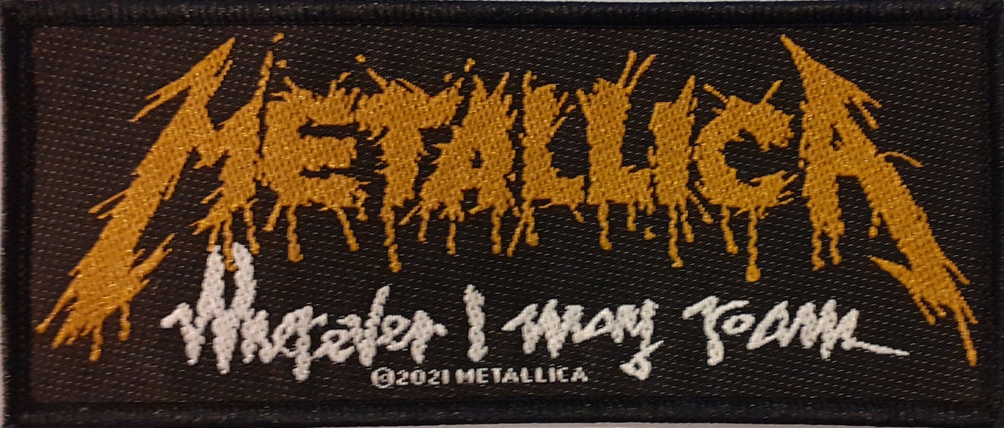 Metallica - Patch - Woven - UK Import - Wherever I May Roam