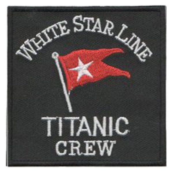 Titanic Crew (White Star Line) Patch 9cm x 9cm (3" x 3")