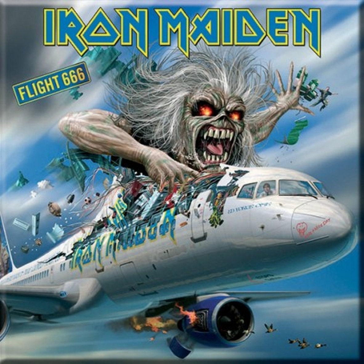 Iron Maiden Flight 666 Fridge Magnet - Etsy