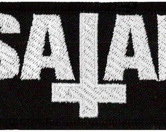 Satan Embroidered Patch 9cm x 4.5cm