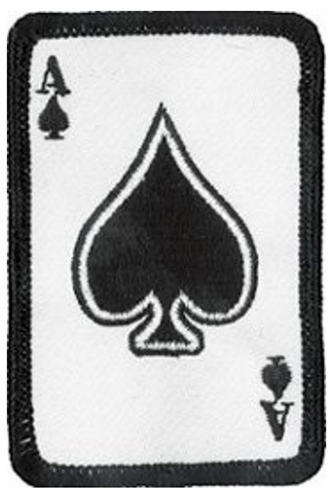 Ace of Spades Patch 4.5cm X 7cm 1 3/4 X 2 3/4 Etsy