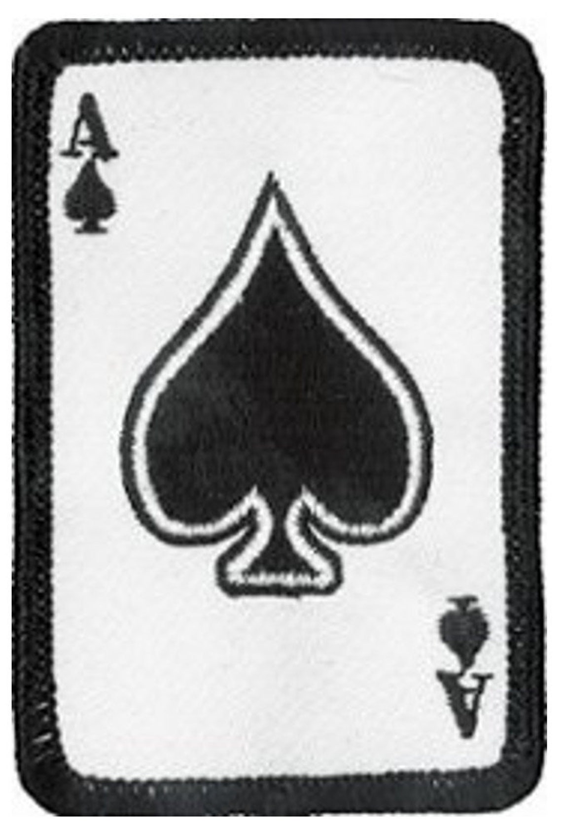 Ace of Spades Patch 4.5cm X 7cm 1 3/4 X 2 3/4 Etsy