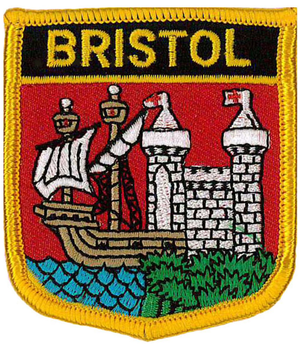 Bristol City of Embroidered Patch 7cm x 6cm Etsy
