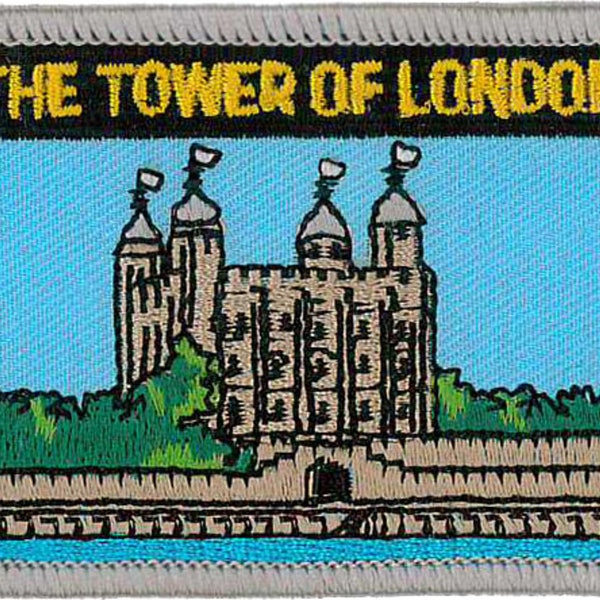 Tower of London Embroidered Patch 7cm x 5.5cm
