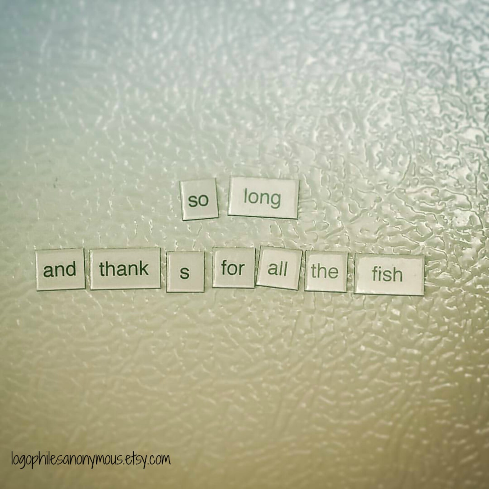 Hitchhiker's Guide to the Galaxy Poetry / Fridge Etsy