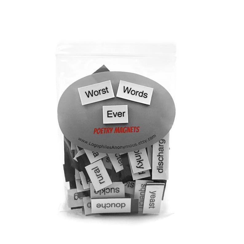 Worst Words Ever Poetry Magnets