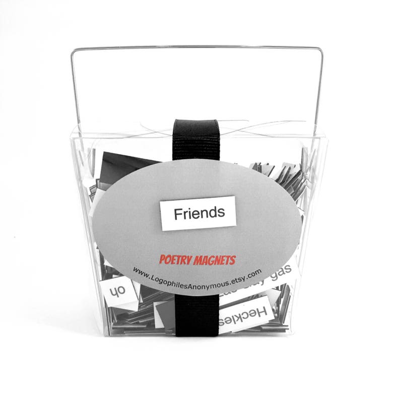 Friends Magnetic Poetry Fridge Magnets Friends TV Show Quotes Friends Show Gift Ross and Rachel Housewarming Gift Friends Office