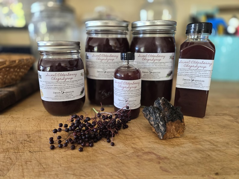 Elderberry Chaga Syrup - Etsy
