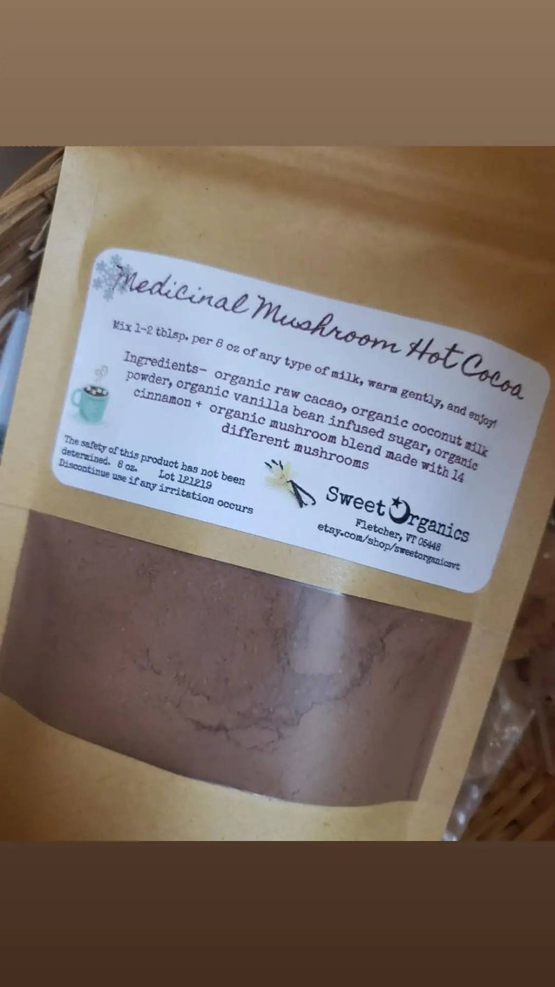 Organic Medicinal Mushroom Hot Cacao image 2