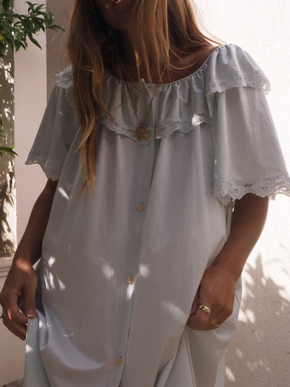 VINTAGE MAXI DRESS // Bohemian Ruffle Maxi Dress