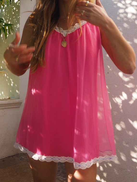 VINTAGE PINK SLIP // Pink Slip Dress // Vintage Pi