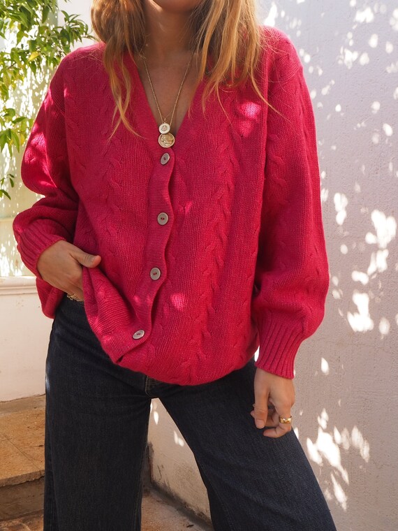VINTAGE CARDIGAN // Vintage Slouchy Cardigan
