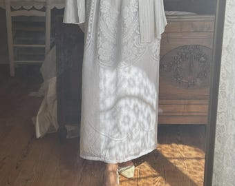 Vintage Handmade Lace Maxi Skirt