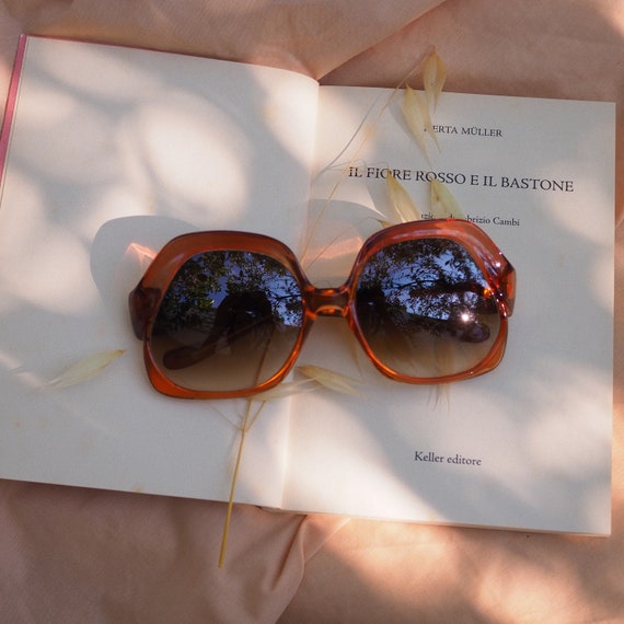 VINTAGE 70s SUNGLASSES // Vintage 70s Oversized Su