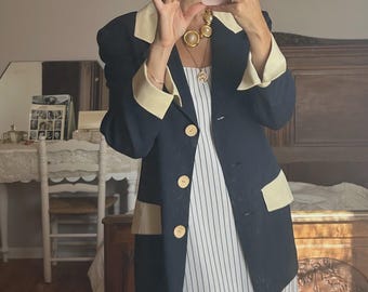 Vintage Navy Jacket Blazer