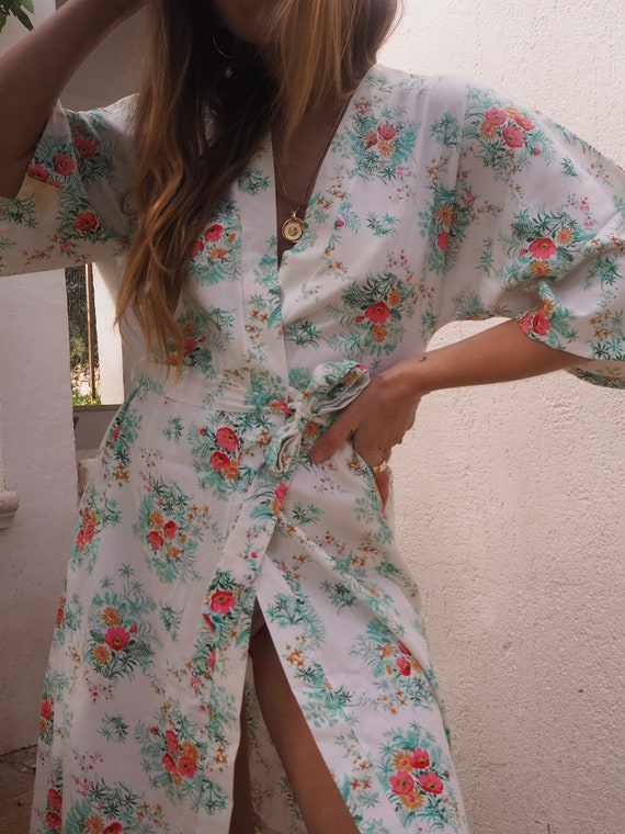 VINTAGE MINI DRESS // Wrap Dress // Vintage Mini W