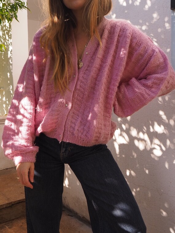 VINTAGE SWEATER // Vintage Cardigan // Lilac Laven