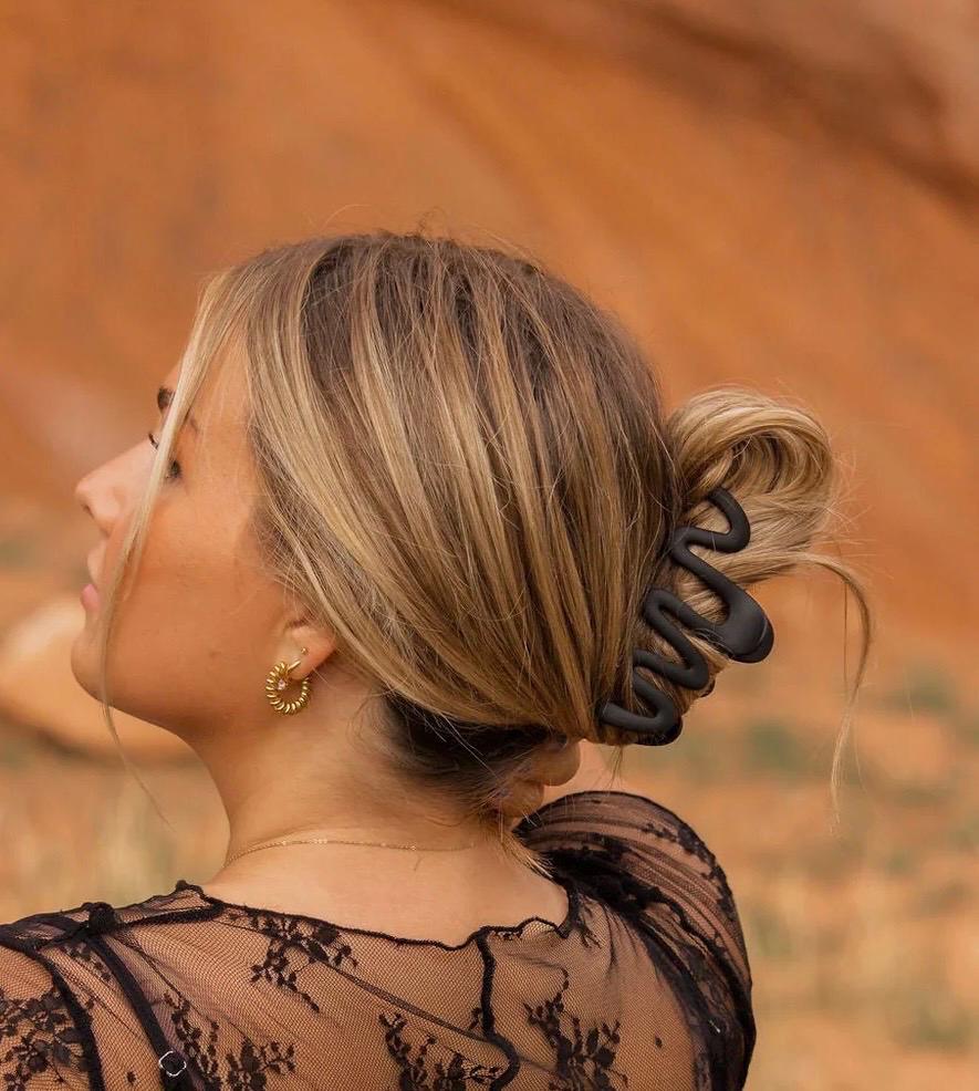 Curly Hair Claw Clip Styles Claw Thick Hair Clips For Women Big - Main Image