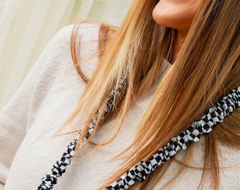 Cordón elástico de tela suave con cierre de seguridad, ideal como regalo para profesores y enfermeras.