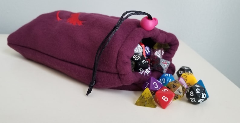 Valor Embroidered Dice Bag Warhammer DnD Pathfinder