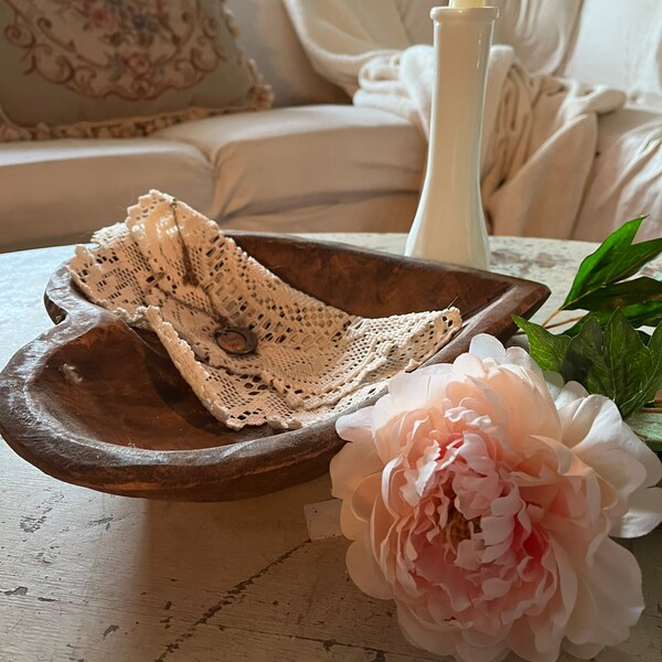 White Dough Bowl Etsy