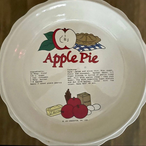 Vintage Pie Plate