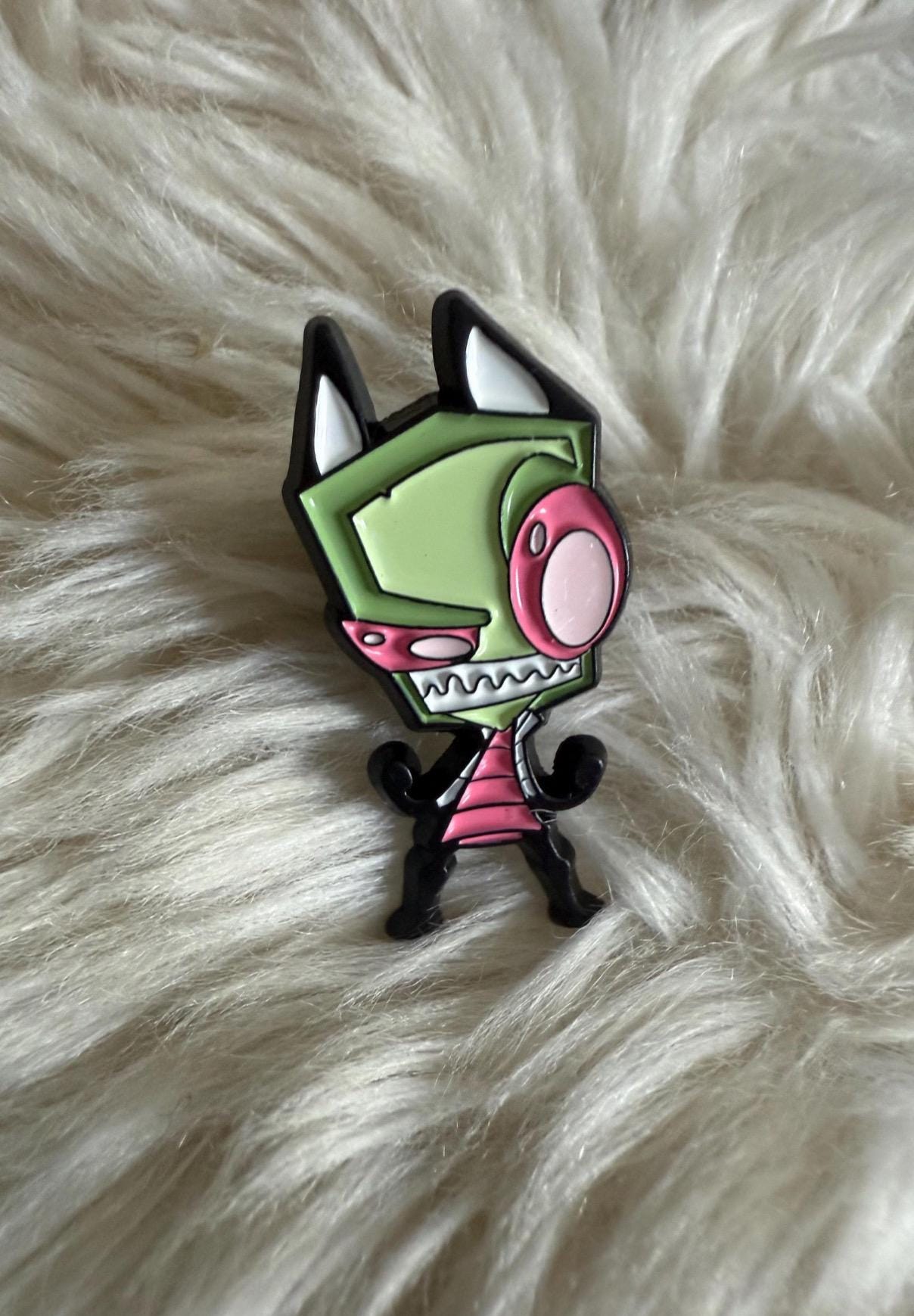 Invader Zim Enamel Pins: Nostalgic Nickelodeon Fan Art - Etsy