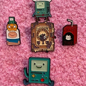 Adventure Time Enamel Pins: BMO Marceline Collectible  Art