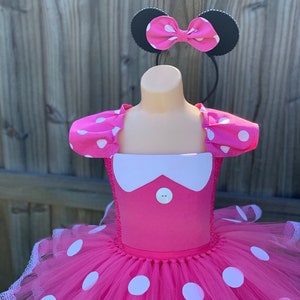 Minnie Mouse costume, Minnie Mouse dress, Minnie Mouse tutu, disney dress, Minnie Mouse birthday dress, Disney party outfit, Minnie ears