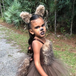 Big bad wolf costume, little red riding hood costume, three little pigs wolf costume, scary wolf costume, wolf dress, dog costume, wolf tutu