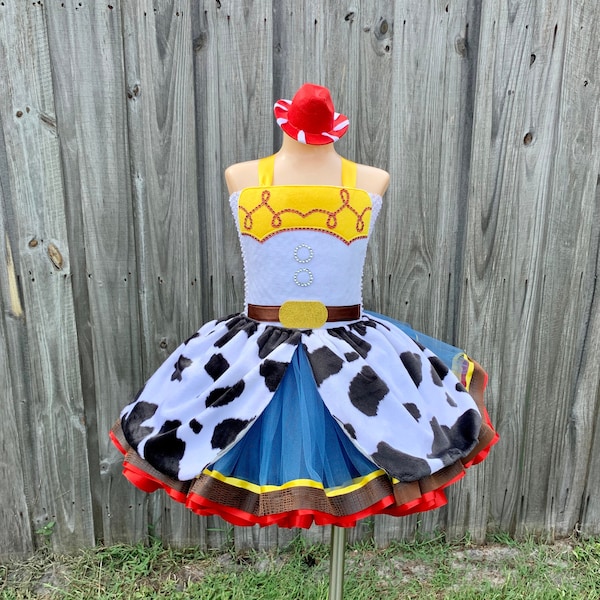 Jessie Toy story costume, jessie toy story dress, Jessie tutu, Jessie cow girl, toy story party outfit, Buzz costume, woody costume