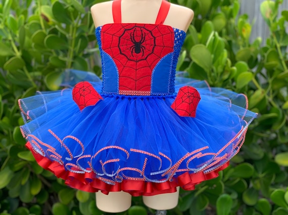 Buy Spider Girl Costume, Spider Birthday Dress, Party Gown, Mini