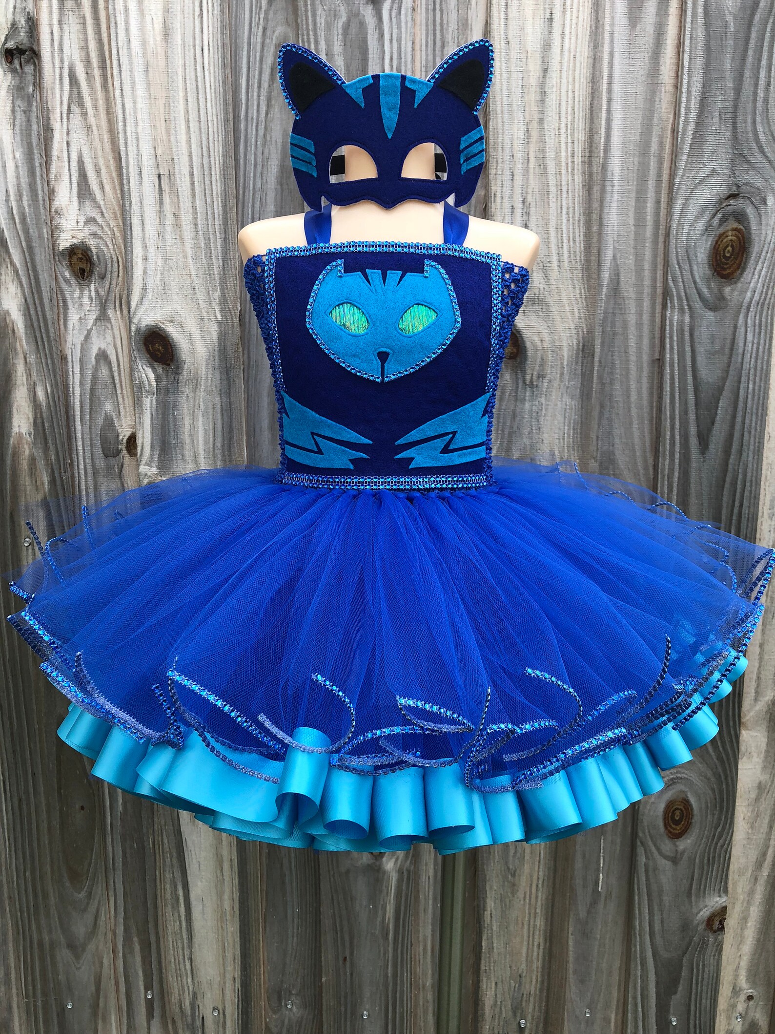 Luna Girl Costume Pj Masks Costume Pj Masks Dress Luna Girl Etsy