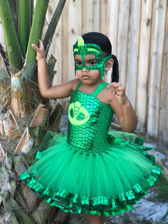 Gekko Tutu Costume, Pj Mask Tutu, Halloween Tutu Costume, Pj Mask Costume, Pj  Mask Party Outfit, Pj Mask Birthday Dress, Gift for Girl -  New Zealand