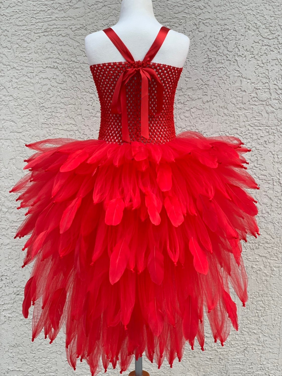 Red Parrot Costume Red Parrot Dress Rainforest Party Outfit | Etsy