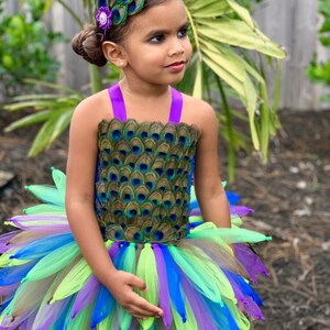 Peacock Pageant Dress Peacock Costume Bird Costume Peacock - Etsy