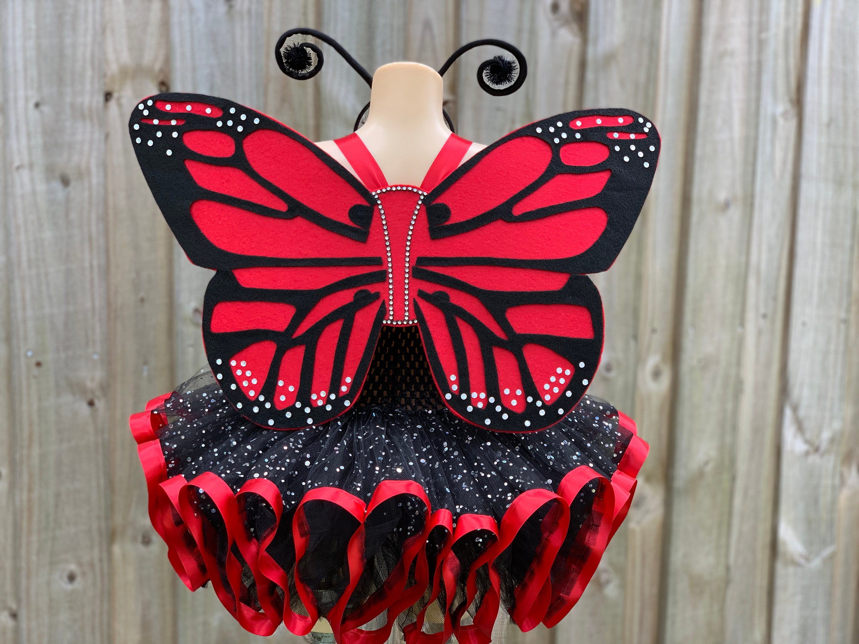Dibujar contar hasta Escribir Disfraz de mariposa disfraz de mariposa monarca disfraz de - Etsy España