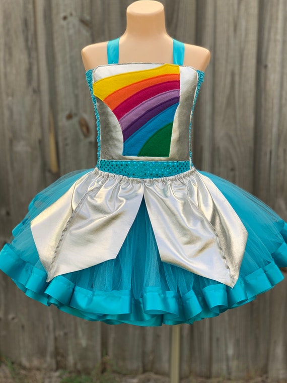 Rainbow Rangers Costume Rainbow Rangers Tutu Dress Indigo 