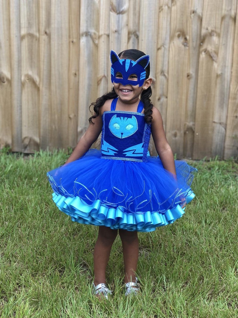 Catboy Tutu Costume Pj Masks Costume Pj Mask Dress Catboy Etsy