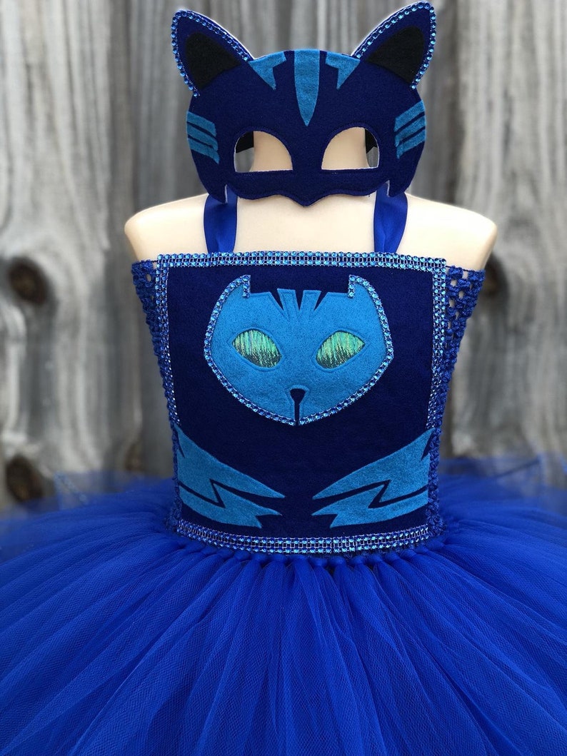 Catboy Tutu Costume Pj Masks Costume Pj Mask Dress Catboy Etsy