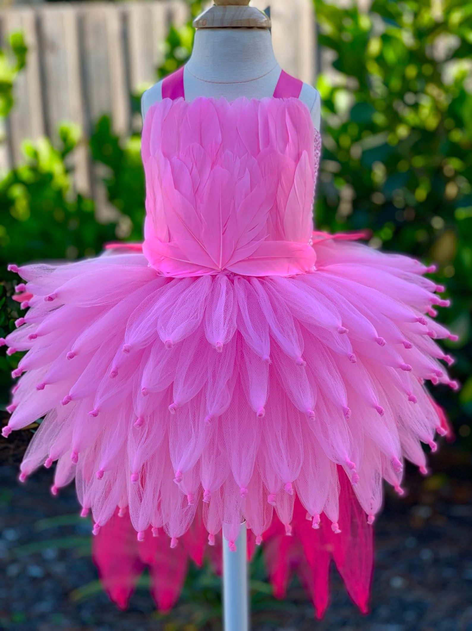 Flamingo Dress, Bird Costume, Pink Feather Dress, Flamingo Costume — free download