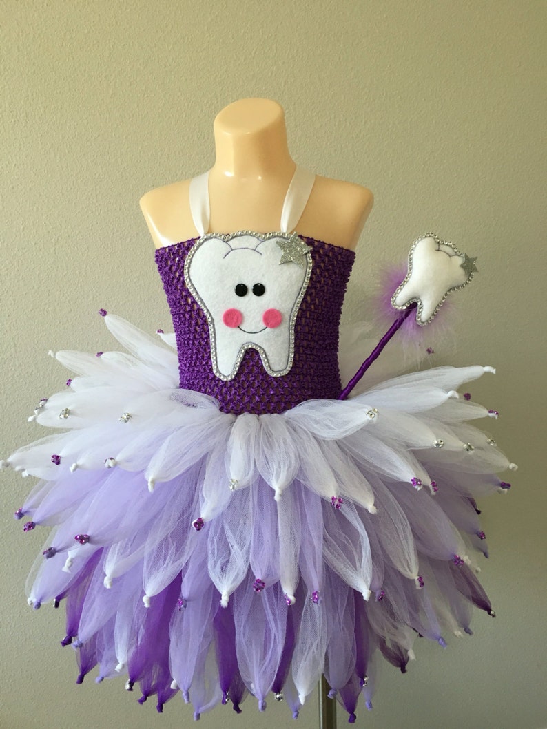 Tooth Fairy Costume Tooth Fairy Dress Halloween Tutu Etsy Tooth Fairy Costume Tooth Fairy Dress Halloween Tutu Etsy
